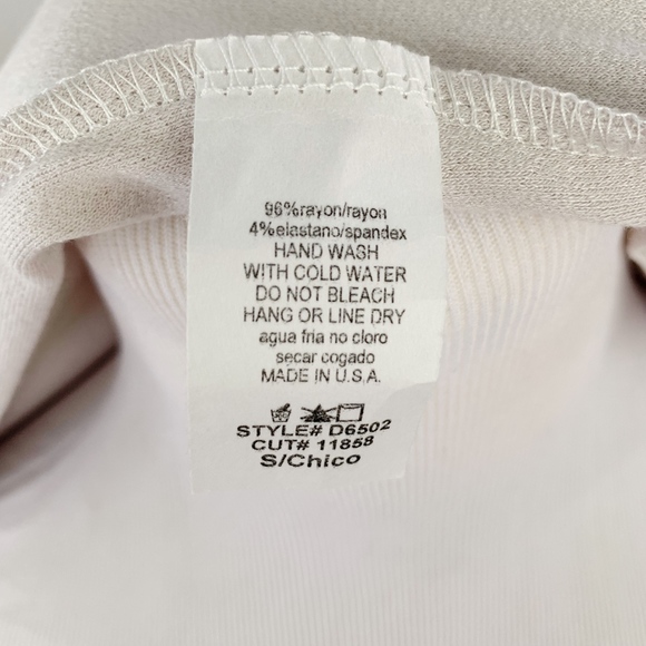 Cefian Cream Bodycon Sleeveless Mini Dress Small - Picture 7 of 7